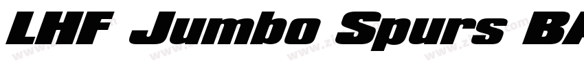 LHF Jumbo Spurs BASE字体转换